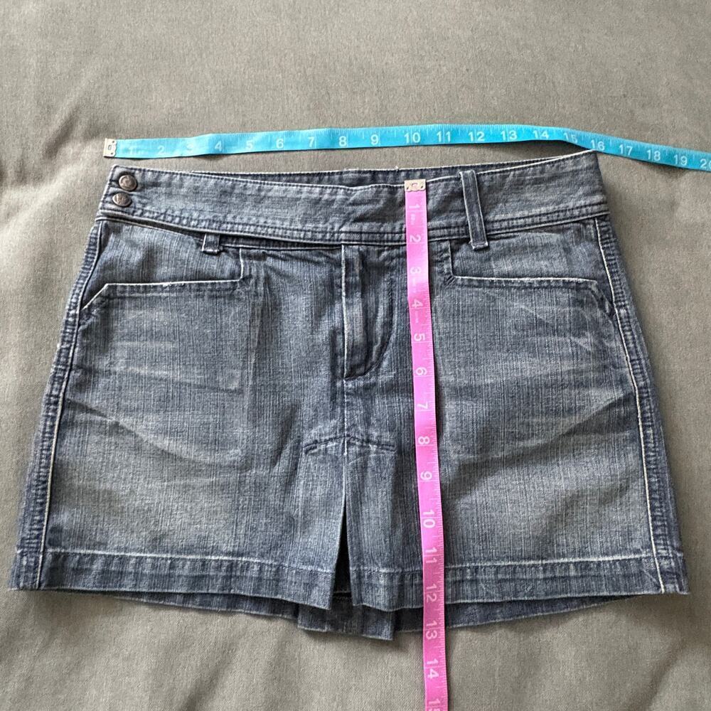 Citizens of Humanity Jerome Dahan miniskirt denim Sz 27 vixen CoastalCowgirl Y2k - Picture 3 of 7